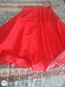 🔥❤️ Tomato Colour Off Shoulder Lahenga ❤️🔥