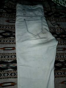 Distressed High-Waisted Light Wash Jeans