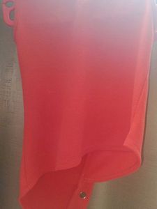 Coral Side-Ringed Top