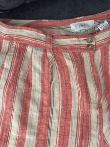 Striped High-Waisted Shorts