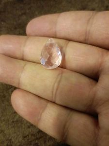 Rose Quartz Teardrop Cabochon