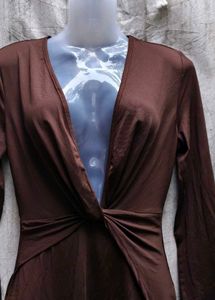 30318. Brown Mini Dress