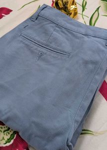 Men SLIM FIT - Sky Blue used Normal Pant