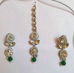 Silver Plated Austrian Diamond Stone Jewellery Set
