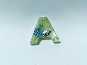 Resin Initial Keychains
