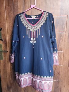 Black Printed Kurti
