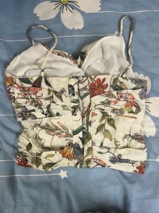 ZARA Floral Print Cami Top