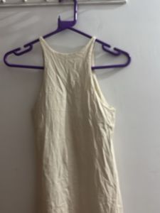 Elegant Cream Midi Dress