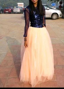 Beautiful Gown With Pearls