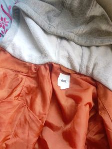 Orange VANS JACKET . Size Xs