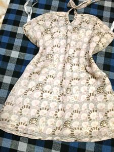 Vintage Style Print Dress