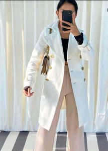 White Belted Coat