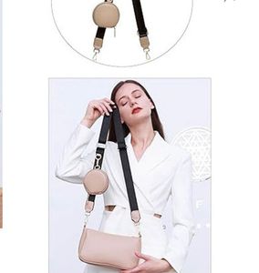 Beige Shoulder Bag with Coin Purse