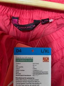 Rangmanch Coral Red Palazzo (L-XL)