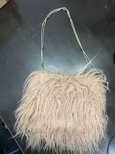 Zara Pink Fur Bag