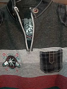 New Stylish Striped Pullover Sweater