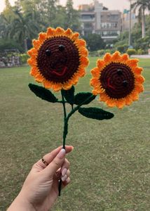Crochet Sunflowers