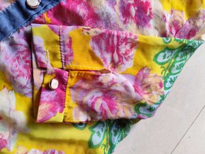 Beautiful Georgette Floral Short Kurti 😍✨