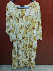 Floral Print Kurta