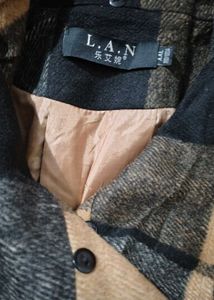 Plaid Coat - Stylish Outerwear