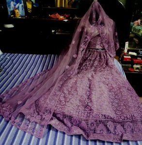 Lahnga Purple Colour Size Issues So I Want To Sel