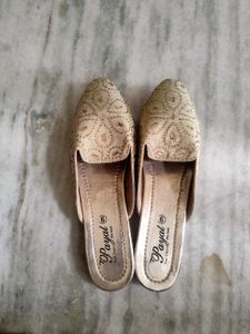 Elegant Gold Flats