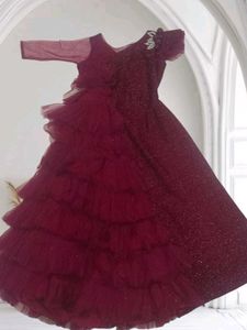 Party Wear Gowan For Girls Size:34