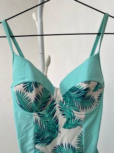 Tropical Print One-Piece Swimsuit