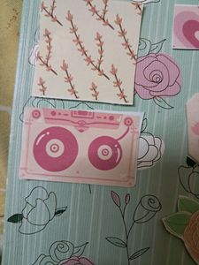 10 PINK AESTHETIC JOURNAL STICKERS