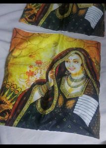 Vintage Indian Art Cushion Cover
