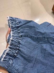 Blue Straight Leg low waist Jeans