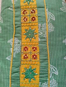 Yellow Geometric Print Salwar Kameez Suit