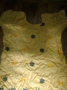 Yellow Churidar For Womans