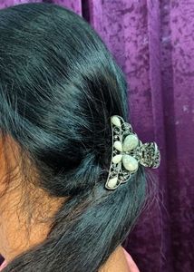 Mettalic Beaded Clutcher