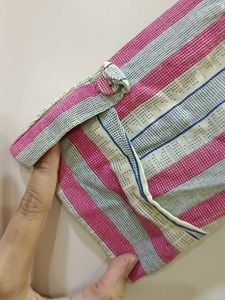 Striped Button-Down Kurti Top