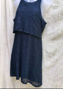 Branded Dark Blue Dress M Size
