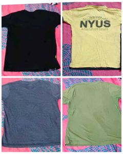 COMBO OF 4 TSHIRT FOR 7 TO 8 YEAR BOYS
