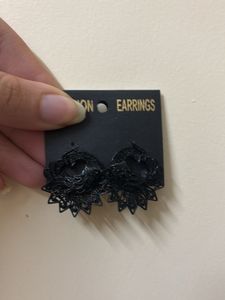 Black Fashion Earrings