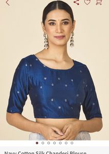 Brand New Fabindia Silk Cotton Brocade Blouse
