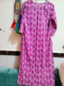 Purple Straight Kurta