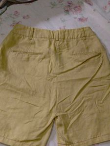 Khaki Casual Women's Shorts