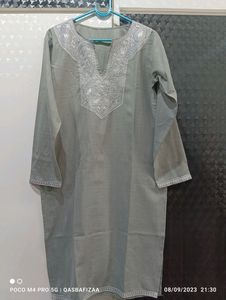 Kashmiri Cotton Tilla Kurti