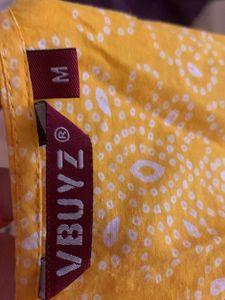 Yellow Embroidered Kurta Dress