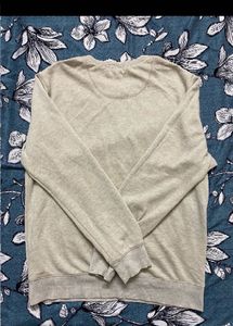 Spao New Basic Cream Sweatshirt