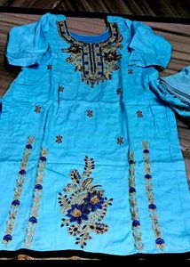 Embroidered Xl Size Salwar Suit 42