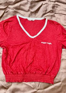 Long Sleeve Crop Top