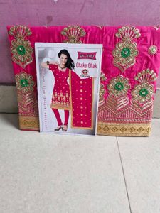 Embroidered Salwar Suit Material