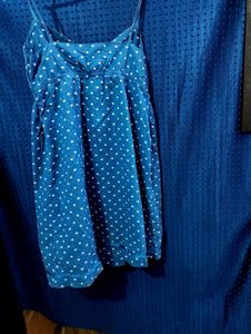 cute heart patterned dress🩵