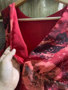 Elegant Vintage Red Sleeveless Top