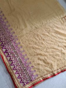 Heavy Work Saree 💜
